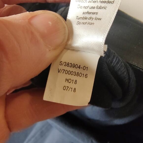 Athleta Greenwich Flare Split Hem Leggings Small Navy - Picture 5 of 14